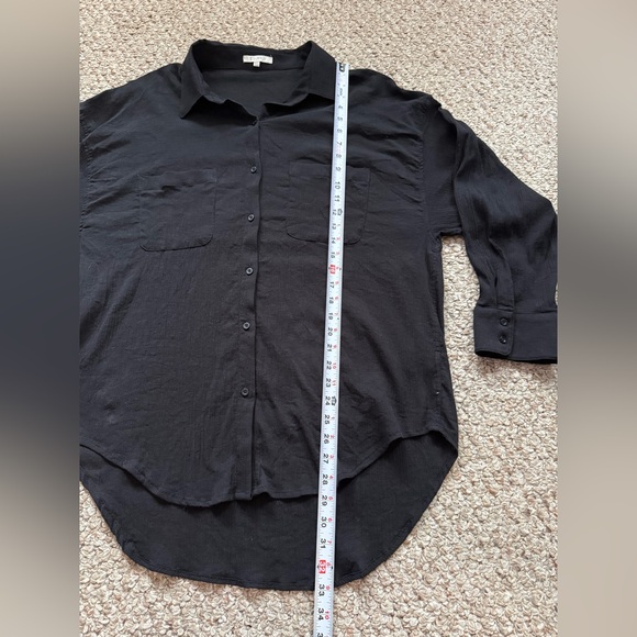 Z Supply 100% Cotton Button Up Shirt Sz M/L - Picture 6 of 11